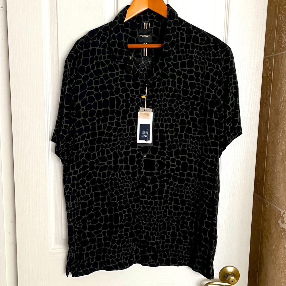 NWT - Denim & Flower  Animal Print- Viscose Shirt